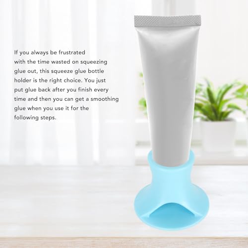 Plastic Liquid Glue Holder Stable Base Craft DIY Scrapbooking Glue Bottle Stand Organized No More Frustrated Squeezing, Time Saving for Art Painting Adhesive Bottle Storage