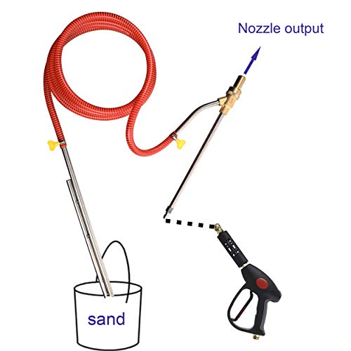 Tool Daily Pressure Washer Sandblasting Kit, Wet Sand Blaster Attachment