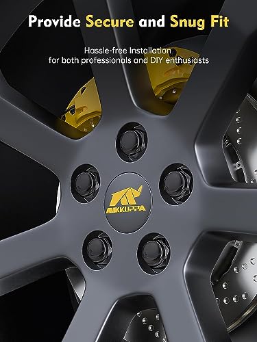 MIKKUPPA 1/2-20 Lug Nuts & 1/2"-20 Trailer Lug Nuts, Open End Style for Trailer Tire Wheel 509 Lug Nuts, Replacement for 1987-2018 Jeep Wrangler JK, 2002-2012 Jeep Liberty