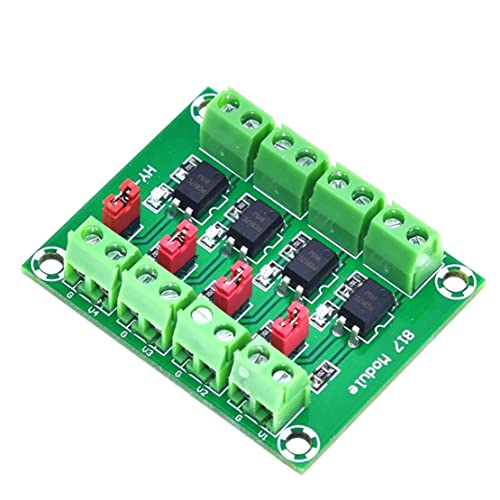 JZK PC817 4-Channel Optocoupler Isolation Board Voltage Converter Adapter Module 3.6-30V Driver Photoelectric Insulated Module PC 817