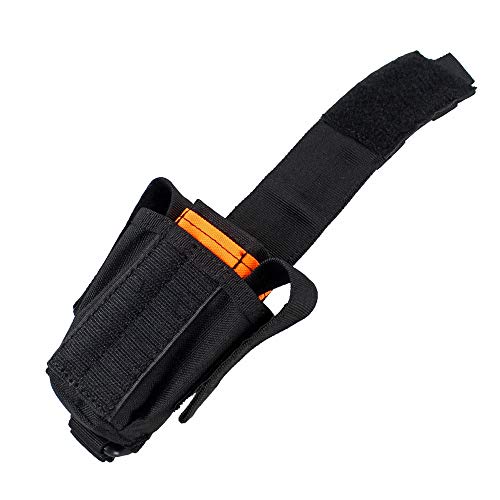 Multi Pockets Tool Holster Sheath with Hands Free Rotatable Flashlight Pouch