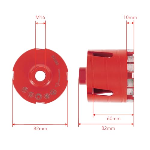 Prodiamant Premium Diamond, Core Drill for Masonry, 82mm
