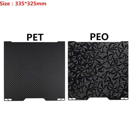 1pcs PEI Spring Steel for Bambu Lab H2C 3D Printer Bed Magnetic PEI/PET/PEO/PEY Double Sided Printing Plate (PET+PEO) PET+PEO