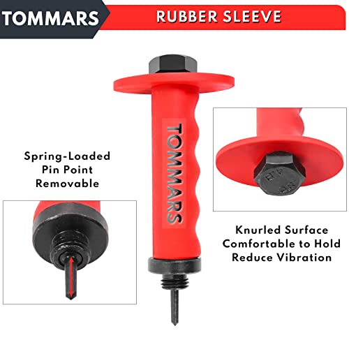 TOMMARS 14-Piece Hollow Punch Set, 5-35 mm (3/16 to 1-3/8 Inch)