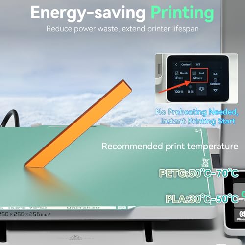 Energy-Saving Cold Build Plate for Bambu Lab X2D/P2S/P1S/A1/P1P/X1C/X1/X1E A1/P1/X1 Series