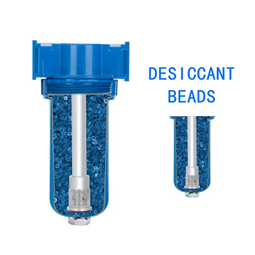 NANPU Zinc Alloy Desiccant Dryer, Compressed Air in Line Filter 1/2" NPT