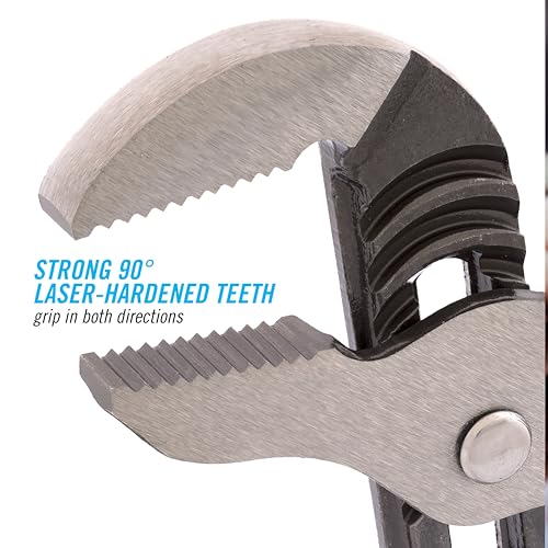 Channellock 3pc Tongue & Groove Pliers Set GS-3 - Laser Heat-Treated Teeth, High Carbon Steel - 6.5", 9.5", 12" 3 Piece Set, 6.5", 9.5", 12"