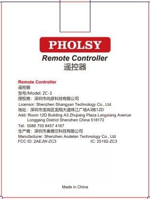 PHOLSY Camcorder Remote Wireless Camcorder Remote Control with LANC Remote, Video Zoom, Video Focus, IRIS and Video Recording Remote Compatible with Canon and Sony Camcorders