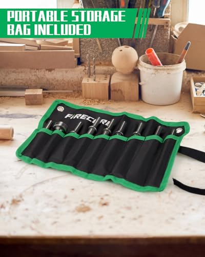 9pcs Air Hammer Chisel Set, 0.401" Pneumatic Hammer Bits with Canvas Pouch