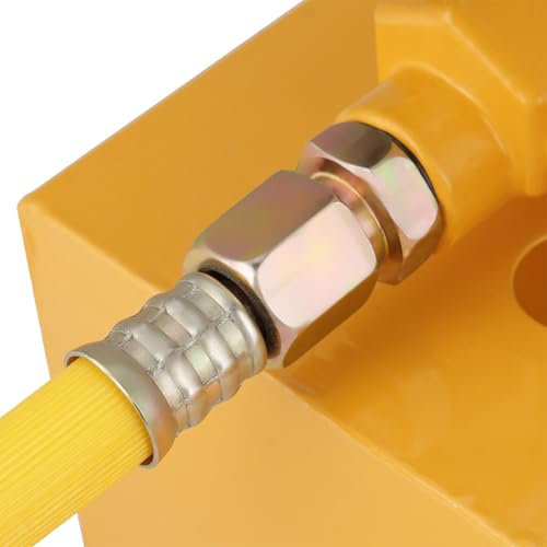 2.5MPa Manual Hydraulic Pressure Test Pump, Aluminum Water Pressure Tester with Large Dial for Pipeline, Valves, Vessels Pressure Testing