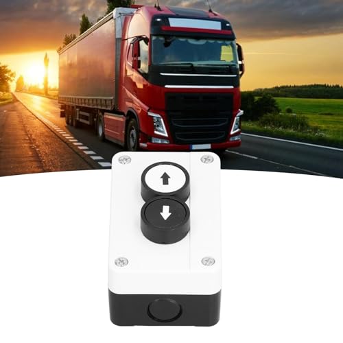 Watris Veiyi Surface Mounted Housing with Push Button Station Box for Winches | Waterproof momentary switch station box, for roller shutter door truck tail lift