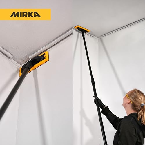 Mirka DecoSander Telescopic Pole, 3.6-6 ft Extension for Walls and Ceilings