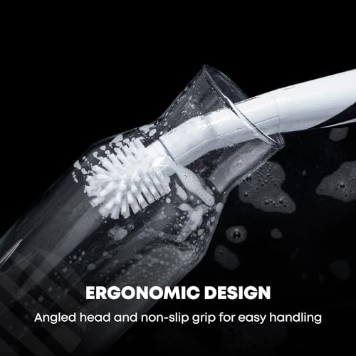 SonicScrubber Household Cleaning Brush - Electric Scrubbing Brush - Home, Kitchen & Bathroom - Removes Mould & Cleans Grout (Washing-Up System) Washing-up System