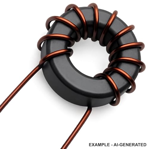 2x FAIR-RITE FT240-43 Ferrite Core Toroid Ring with 35.6 mm Inner Diameter for Sheath Shaft Lock HF Choke EMC Cable Amateur Radio Mix 43 (HF) 2