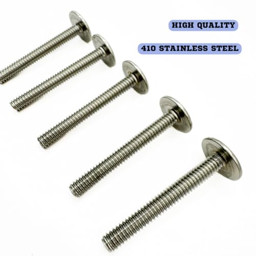 Mighty Fasteners Combo Sidewalk Bolts, 304 Stainless Steel, Hurricane Hardware, 1/4" X 1-1/4", 100-Pack 1/4" X 1-1/4"
