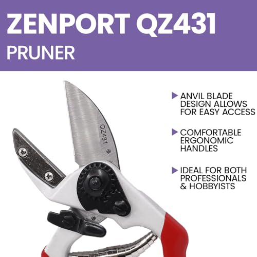 QZ431 Anvil Pruner and HJ263 Leather Pruner Sheath