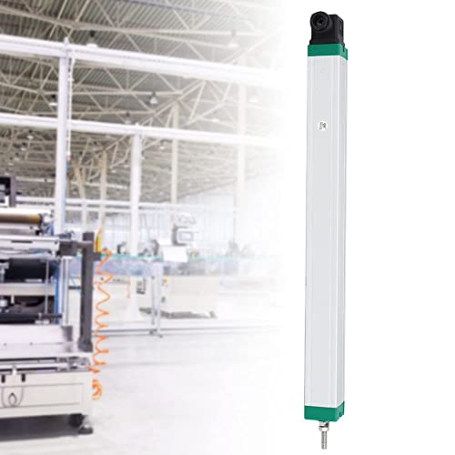 1 x path sensor, linear position sensor with stainless steel housing, potentiometer principle and IP67 protection for industrial applications such as injection moulding machines