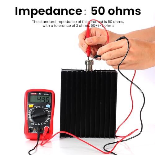 BECEN 200Watt 4.3-10 Mini DIN Male RF Dummy Load,DC to 3GHz 50 Ohm，Combine The use of Vector Network Analyzer，Spectrum Analyzer，Oscilloscope， Signal Generator