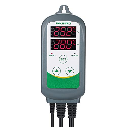 Inkbird ITC-308EU Digital Temperature Measurement, Plug-In Thermostat, Temperature Controller, Fahrenheit, Celsius, Relay Control Sensor