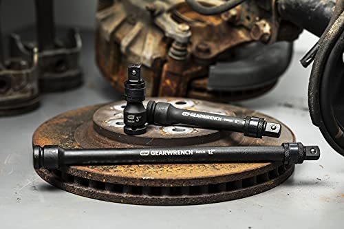GEARWRENCH 3 Pc. 1/2" Drive Locking Impact Extension Set Includes 3", 6" & 12" - 84951N One Size