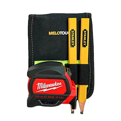 MELOTOUGH Drill Belt Clip + Tape Measure Holder with Drill Bit Tote