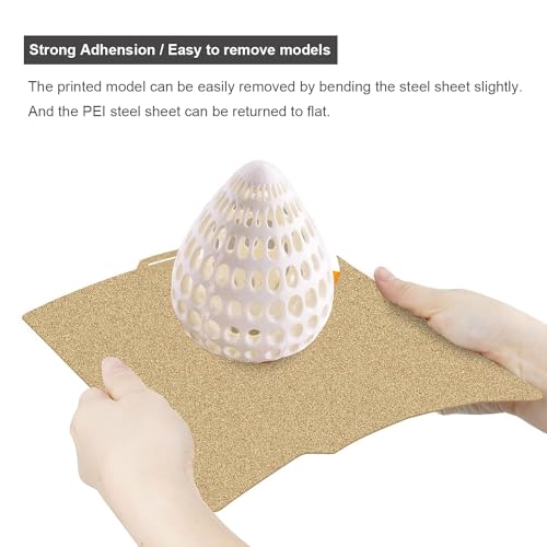 HICTOP3D Double Sided Textured Prusa mk3s Pei Sheet Prusa Mk3s+ Textured Build Plate Flexible Spring Steel Bed Sheet for Prusa I3 MK2 MK2.5S MK52 MK3 MK3S+ MK4(241 * 254mm Prusa i3) 241*254 Prusa i3