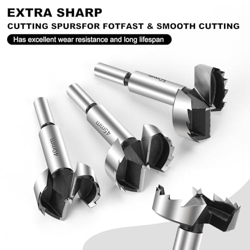 Boren 12pcs Forstner Bit Set High Speed Steel
