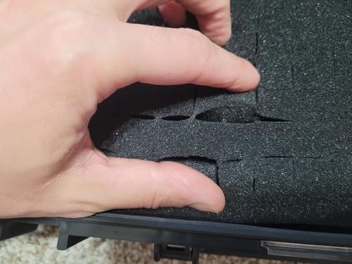 Waterproof Hard Storage Carrying Case for Milwaukee 2626-20 M18 18V Lithium Ion Cordless 18,000 OPM Orbiting Multi Tool, with Foam Insert, Case Only