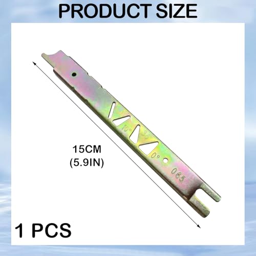 Depth Limiting Gauge for Chainsaws, Professional File Gauge for Chain Maintenance & Precision Increase, Compatible with 1/4 Inch, 3/8 Inch, .325 Inch Pitch Hardened Steel