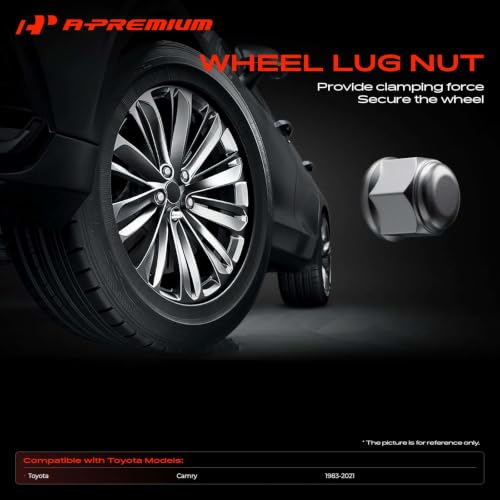 A-Premium Front & Rear M12-1.50 Wheel Lug Nuts, Set of 25