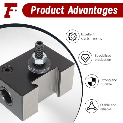 findmall BXA #4 Quick Change Heavy Duty Boring Bar Holder 250-204 Fit for 10-15" Swing Dia BXA Tool Holder