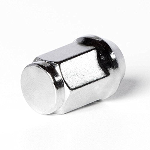 Circuit Performance 1/2"-20 Chrome Closed End Bulge Acorn Lug Nuts Cone Seat Forged Steel (20 Pieces) 20 Lug Nuts