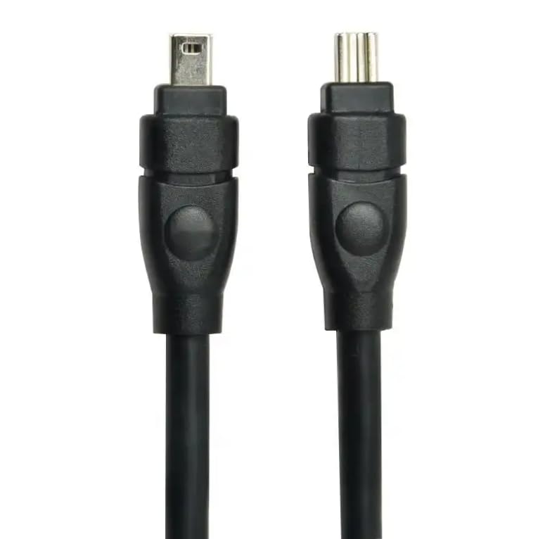 Herfair Firewire Cable IEEE 1394 4Pin to 4Pin Wire Firewire 400 Cable for DV Camera Camcorder (6ft, Firewire 400 4Pin to 4Pin) 4 Pin to 4 Pin