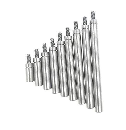 SUXING Extensions for Measuring Inserts, Diameter 4.5 mm, Length 10/15/20/25/30/35/40/45/50 mm, Thread M2.5