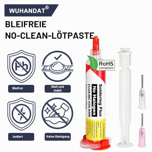 Flux Soldering Flux, Soldering Flux 10 ml | Flux pen, soldering accessories, flux pen, push rod construction, for SMD, BGA, LED, electronics, circuit board assembly, etc
