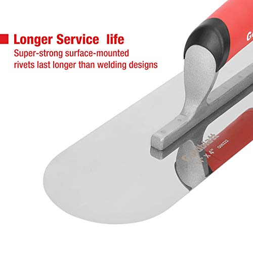 Goldblatt 2 Pieces Stainless Steel Pool Trowel for Concrete Finishing