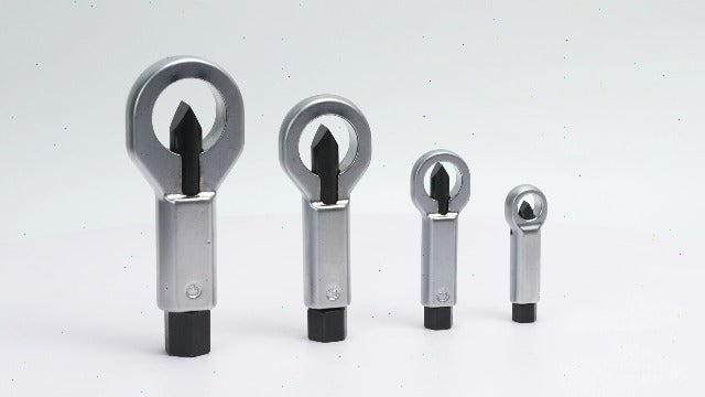 PLAYOCCAR 4PCS Nut Splitter Tool Heavy Duty for Removing Rusty Nuts