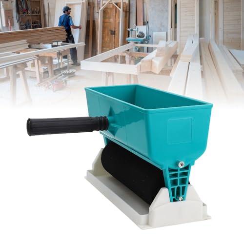 Manual Glue Roller Applicator Portable DIY Handheld Adhesive Applicator Roller for Carpenter Woodworking Spreader Dispenser Coated Glue Spreading