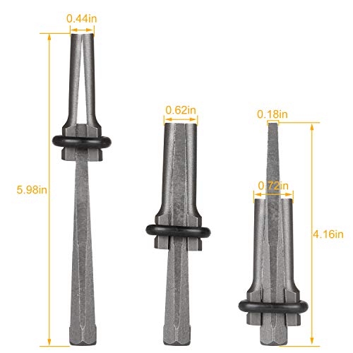 ABuff 10 Packs 5/8 Inch Heavy Duty Wedge and Feather Shims 5/8 inch, 10pcs