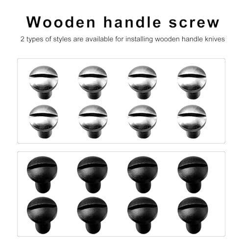 Handguard Handle Screws Slotted Screw Bolt Kit for 1911 Grip Model 416 Stainless Steel Screw Repair Tool Parts White