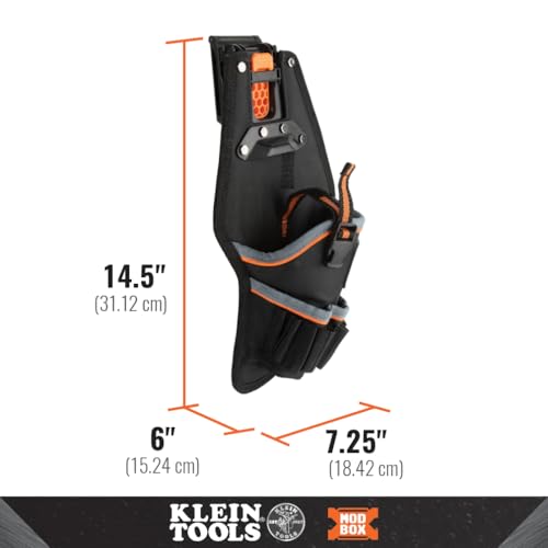 Klein Tools MODbox Tool Pouch, Electrician Bag, Quickly Attach and Release from Tool Belts and MODBox Rail System