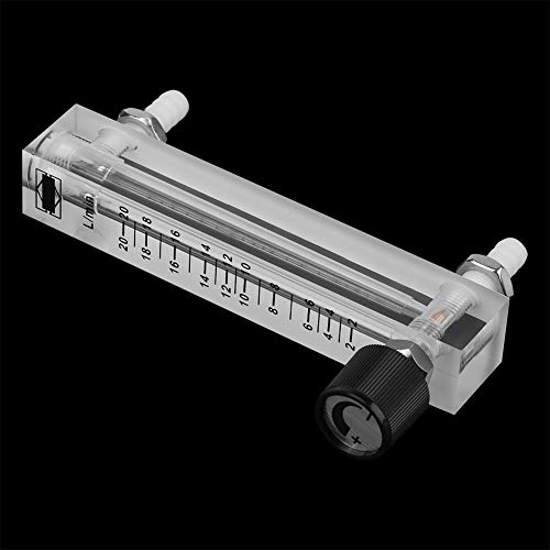 Oxygen Air Flow Meter | 2-20LPM Flow Meter with Control Valve LZQ-7 Air Flowmeter for Oxygen/Air/Gas Professional Gas Flow Meter Tester Flowmeter for Measuring Controlling Gas Flow