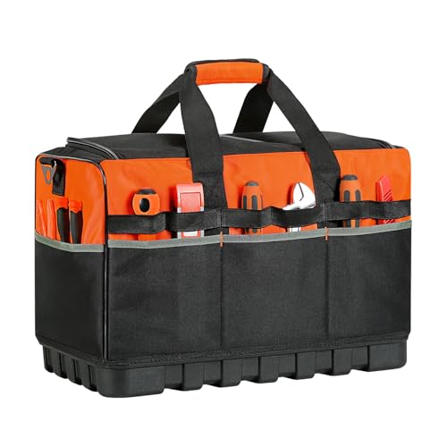 Wide Mouth Tool Bag With Small Tool Pouch