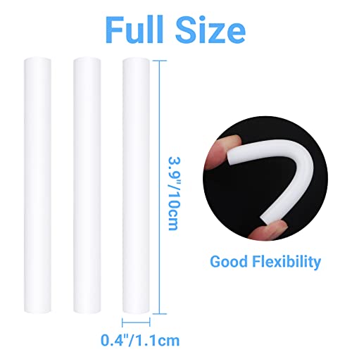 ENPOINT White& Black Hot Glue Sticks, 0.43 x 3.93 in for Arts, DIY, Home General Repair, Holiday Gift Crafts, Bonding, Decoration