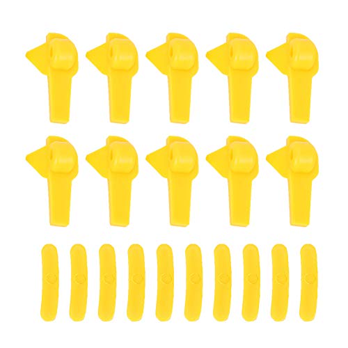 Tire Changer Mount Demount Head, 20pcs Tyre Changer Duck Insert Rim Protector Tire Demount Head Tire Machine Guard Wheel Side Protector for Mount Demount Duck Head Tyre Repair