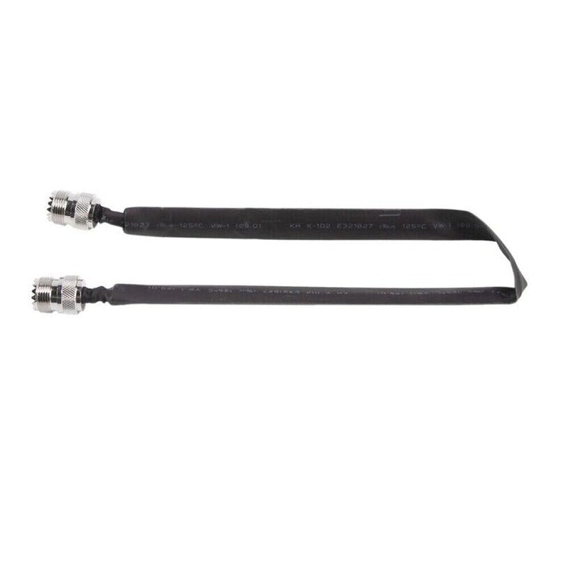 2 Pieces Door/Window Pass Through Flat Coaxial Cable SO239 UHF Female to UHF Female