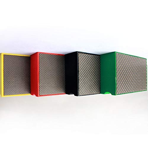 Sanding Blocks Polishing Grinding Block Diamond Polishing Hand Pads Block For Granite Marble Glass Grinding 1500 Grit, 1 Pcs