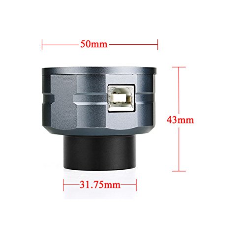 SVBONY SV105 Telescope Camera, 1.25 inch IMX307 CMOS Color Electronic Telescope Eyepiece, Planetary Camera for Telescope, Suitable for Astrophotography Beginners