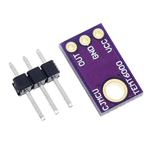 TEMT6000 Light Sensor Module Ambient Light Analogue Light Intensity Detection Module Visible Light Sensor for Arduino with Dupont Cable Pack of 5