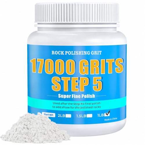 12000 & 17000 Grit Aluminum Oxide Rock Tumbler Polish Bundle